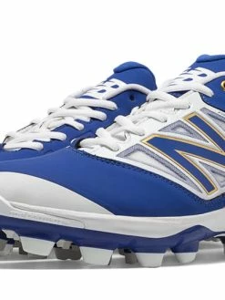 New Balance – Royal/White Low Rubber Baseball Cleats (PL4040D3)