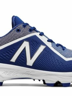 New Balance – Royal/White Low Rubber Baseball Cleats (PL4040D4)