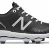 New Balance 4040v5 Adult Molded Cleat – Black/White (PL4040K5) -Baseballism shop products pl4040k5 1