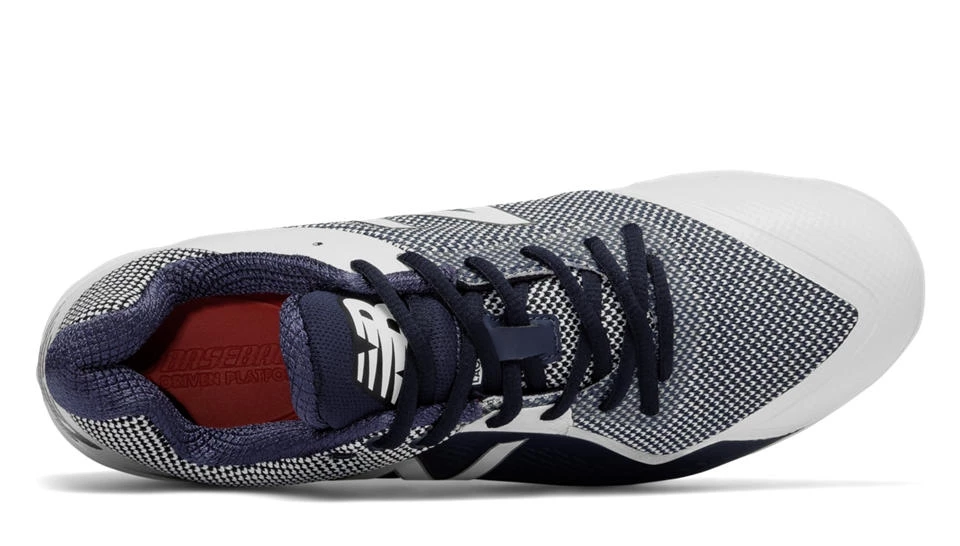 New Balance – Navy/White Low Rubber Baseball Cleats (PL4040N4) 5 New Balance – Navy/White Low Rubber Baseball Cleats (PL4040N4) - Image 3