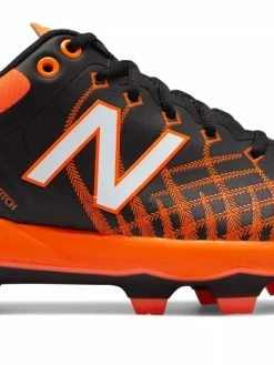 New Balance 4040v5 Adult Molded Cleats – Orange/White (PL4040O5)