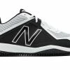 New Balance – White/Black 4040v4 Baseball Turf Shoes (T4040WB4)