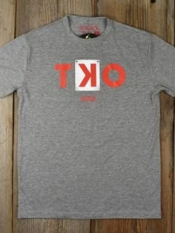 Baseballism – TKO – Grey T-Shirt (Men’s) -Baseballism shop products tko 3