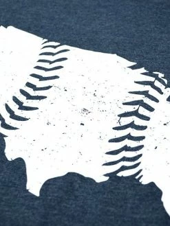 Baseballism United Seams Navy T-Shirt (Men’s) -Baseballism shop products unitedseamsnavy2