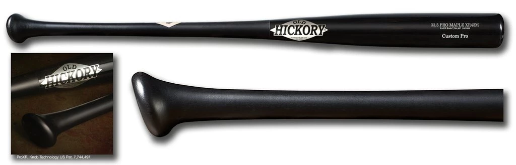 Old Hickory Angled Knob – Pro XR43M Custom Pro Maple Bat 3 Old Hickory Angled Knob – Pro XR43M Custom Pro Maple Bat