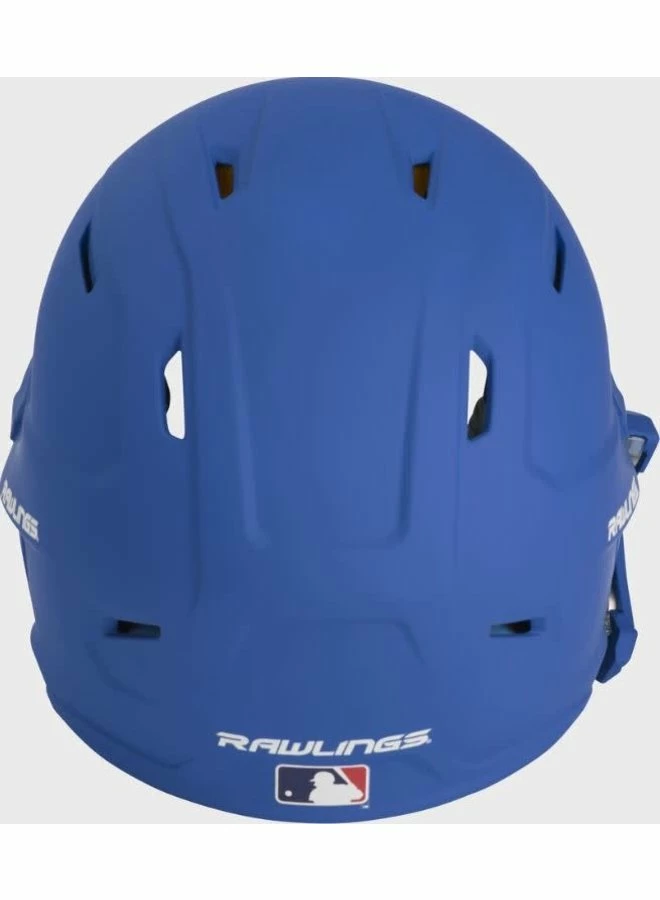Rawlings MACH One-Tone Matte Helmet W/Adjustable Face Guard Matte Royal Senior LHB 5 Rawlings MACH One-Tone Matte Helmet W/Adjustable Face Guard Matte Royal Senior LHB - Image 4