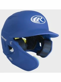 Rawlings Mach One-Tone Helmet W/ADJUST Matte Royal Jr LHB