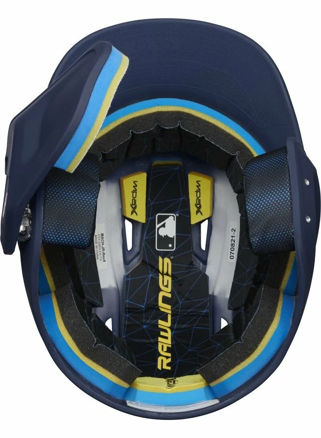 Rawlings Mach One-Tone Matte Helmet W/Adjustable Face Guard Matte 10 Rawlings Mach One-Tone Matte Helmet W/Adjustable Face Guard Matte - Image 8