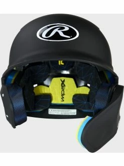 Rawlings MACH One-Tone Matte Helmet W/Adjustable Face Guard - RHB Matte Black -Baseballism shop rawlings rawlings mach one tone matte helmet w adj 2