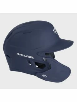 Rawlings Mach One-Tone Matte Helmet W/Adjustable Face Guard Matte Navy Jr LHB -Baseballism shop rawlings rawlings mach one tone matte helmet w adj 23