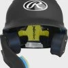 Rawlings MACH One-Tone Matte Helmet W/Adjustable Face Guard - LHB Matte Black -Baseballism shop rawlings rawlings mach one tone matte helmet w adj 24