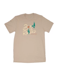 State Forty-Eight State Forty Eight Mens Born And Raised Tan Crew