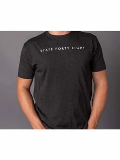 State Forty-Eight State Forty Eight Mens Tri Blend Crew Wordmark