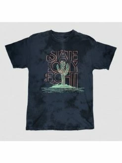 State Forty-Eight State Forty Eight Saguaro Party Crew Neck Navy & Black