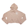 State Forty-Eight State Forty Eight Womens Cropped Fleece Hoodie Classic Pocket Peach & White -Baseballism shop state forty eight state forty eight womens cropped