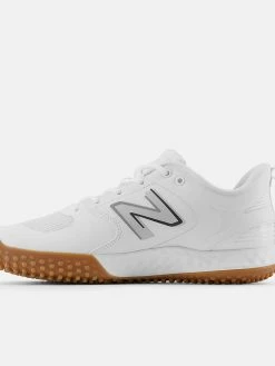 New Balance White T3000v6 Turf Shoes -Baseballism shop t3000tw6 3