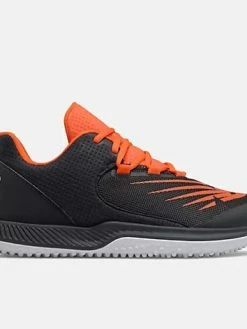 New Balance Black/Orange FuelCell 4040v6 Turf Shoes