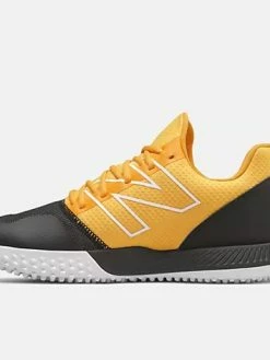 New Balance Black/Yellow FuelCell 4040v6 Turf Shoes -Baseballism shop t4040by6 3