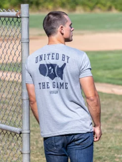 Baseballism United By The Game Men’s T-Shirt -Baseballism shop united by the game 6