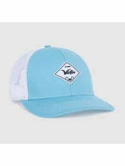 Victus Batters Box Snapback Trucker Light Blue/White